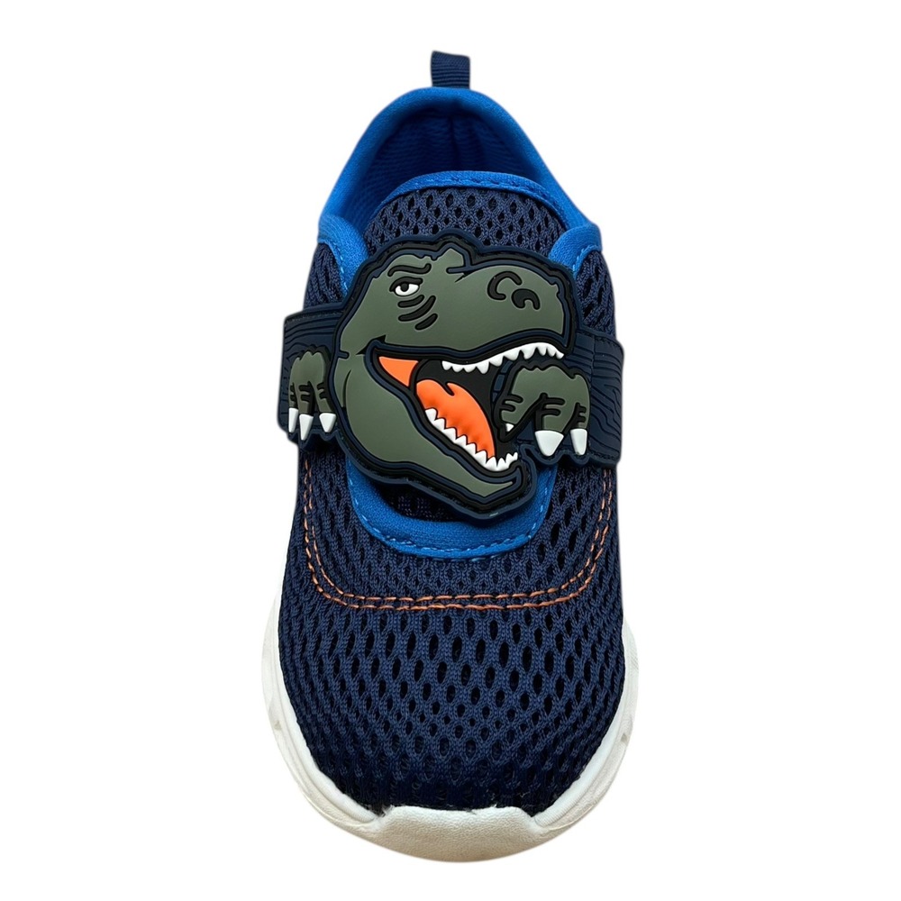 Carter's‎ Toddler Boys T-Rex Slip-On Sneakers Size 9 Navy Blue Light-Up Shoes - Picture 6 of 16